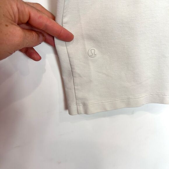 Lululemon T-Shirt Mens 2XL cream Short Sleeve Crew Neck shirt Athletic Gym xxl - Picture 6 of 13